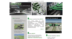 Desktop Screenshot of grotex.eu